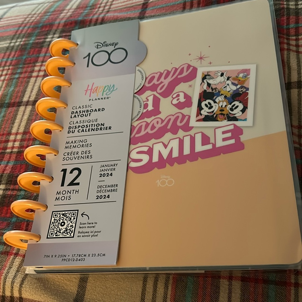 The Happy Planner Disney 100 Classic Dashboard Layout 2024 Classic Planner NWT
